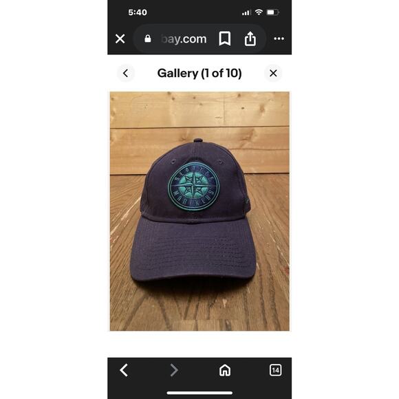 VICTORIAS SECRET PINK GENUINE SEATTLE MARINERS MLB BASEBALL CAP HAT TEAM - Picture 1 of 12